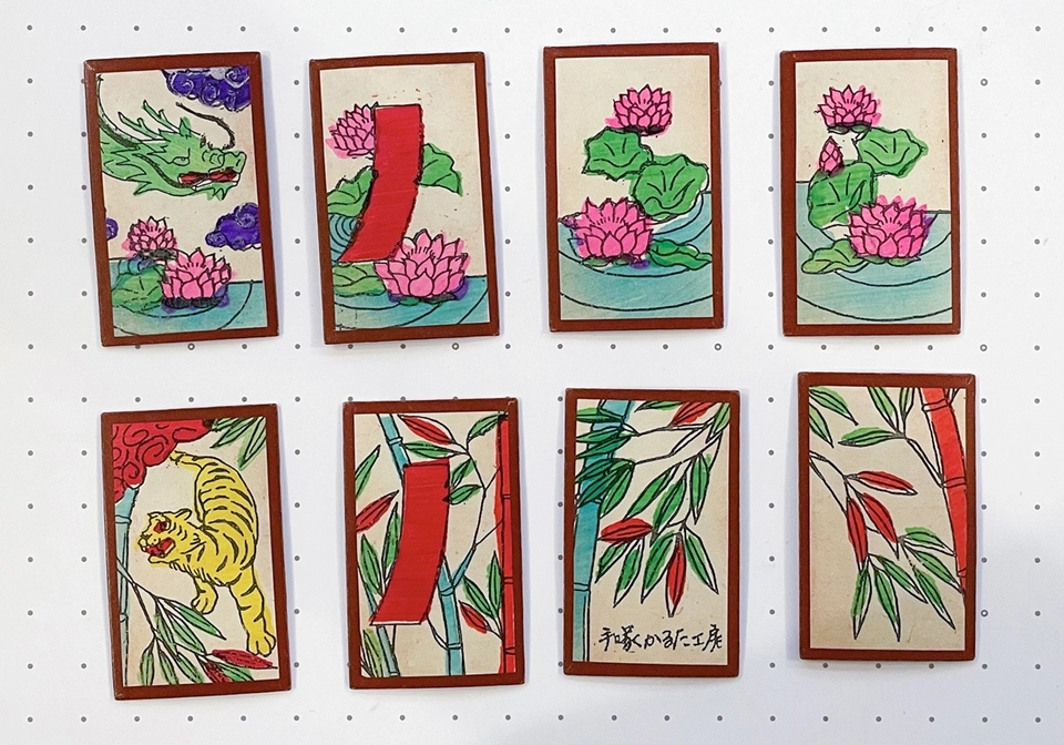 Lotus and Bamboo months from Matsui Tengudō..